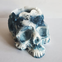 Load image into Gallery viewer, Marble Skull Candle Holder / Decor
